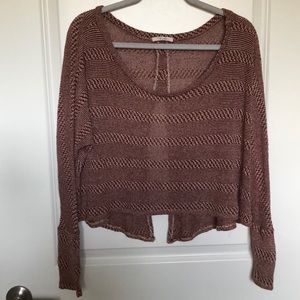 Viola open back crop top